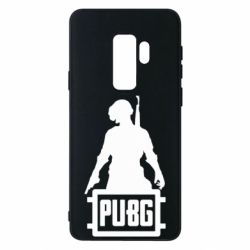 Чехол для Samsung S9+ PUBG logo and hero-PrintSalon Чехол для Samsung S9+ PUBG logo and hero
