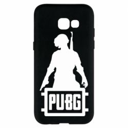 Чехол для Samsung A5 2017 PUBG logo and hero - PrintSalon