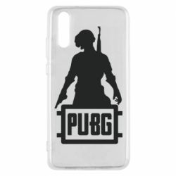 Чехол для Huawei P20 PUBG logo and hero - PrintSalon