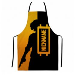 Фартух з 3D принтом PUBG Nickname - PrintSalon