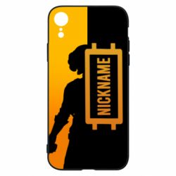 Чехол для iPhone XR PUBG Nickname