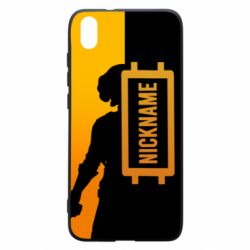 Чехол для Xiaomi Redmi 7A PUBG Nickname