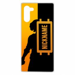 Чохол для Samsung Note 10 PUBG Nickname - PrintSalon