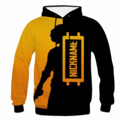 Чоловіче 3D худі PUBG Nickname - PrintSalon