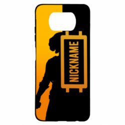 Чехол для Xiaomi Poco X3 PUBG Nickname
