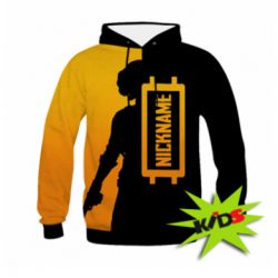 Дитяче 3D худі PUBG Nickname - PrintSalon