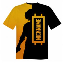 Чоловіча футболка 3D PUBG Nickname - PrintSalon
