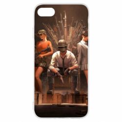 Чехол для iPhone SE 2022 Pubg on the throne - PrintSalon