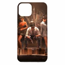 Чехол для iPhone 14 Pubg on the throne - PrintSalon