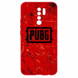 Чохол для Xiaomi Redmi 9 PUBG scratch background - PrintSalon