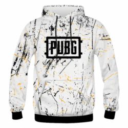 Чоловіче 3D худі PUBG scratch background - PrintSalon