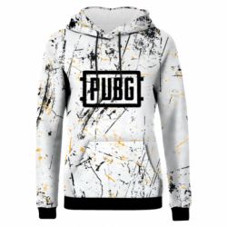 Жіноче 3D худі PUBG scratch background - PrintSalon