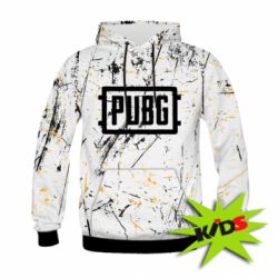 Дитяче 3D худі PUBG scratch background - PrintSalon