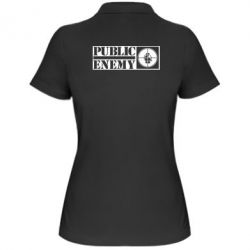 Женское поло Public Enemy-PrintSalon Женское поло Public Enemy