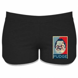 Женские шорты Pudge aka Obey - PrintSalon