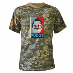 Камуфляжная футболка Pudge aka Obey - PrintSalon