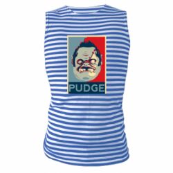 Майка-тельняшка Pudge aka Obey - PrintSalon