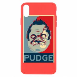 Чехол для iPhone X/Xs Pudge aka Obey - PrintSalon