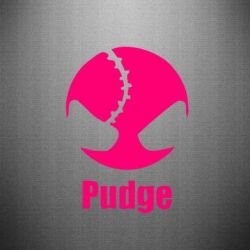 Наклейка Pudge - PrintSalon