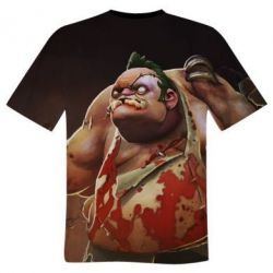 Мужская футболка 3D Pudge