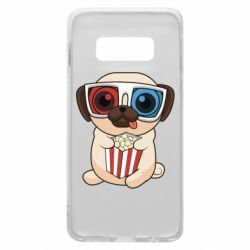 Чехол для Samsung S10e Pug at the cinema - PrintSalon