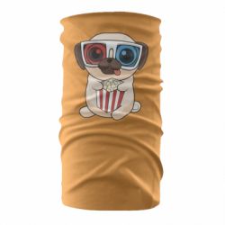 Бандана Pug at the cinema - PrintSalon