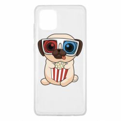 Чехол для Samsung Note 10 Lite Pug at the cinema - PrintSalon