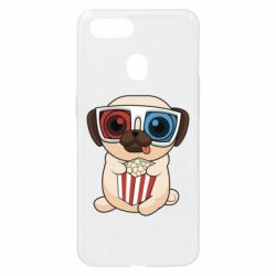 Чехол для Oppo A5s/A12 Pug at the cinema