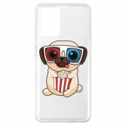 Чохол для Oppo A74 4G Pug at the cinema