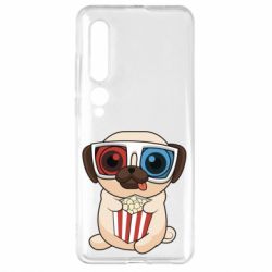 Чехол для Xiaomi Mi10/10 Pro Pug at the cinema - PrintSalon