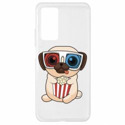 Чехол для Xiaomi Mi 10T/10T Pro Pug at the cinema - PrintSalon
