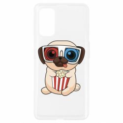 Чехол для Realme 7 Pro Pug at the cinema - PrintSalon
