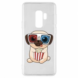 Чехол для Samsung S9+ Pug at the cinema - PrintSalon