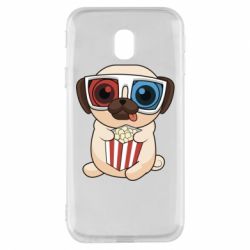 Чехол для Samsung J3 2017 Pug at the cinema - PrintSalon