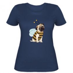 Женская футболка Pug Bug - PrintSalon