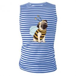 Майка-тельняшка Pug Bug - PrintSalon