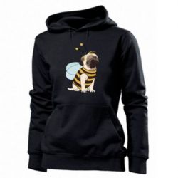 Женское худи Pug Bug - PrintSalon