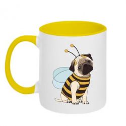Чашка двокольорова Pug Bug