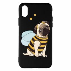 Чехол для iPhone X/Xs Pug Bug - PrintSalon