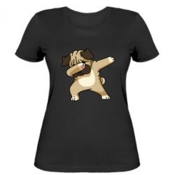 Женская футболка Pug Swag - PrintSalon