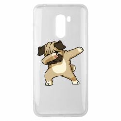 Чехол для Xiaomi Pocophone F1 Pug Swag - PrintSalon