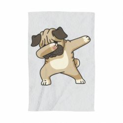Полотенце с принтом Pug Swag - PrintSalon