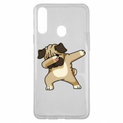 Чехол для Samsung A20s Pug Swag-PrintSalon Чехол для Samsung A20s Pug Swag