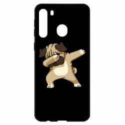 Чехол для Samsung A21 Pug Swag - PrintSalon