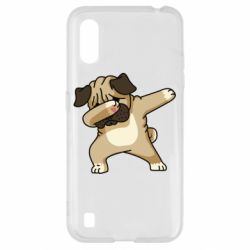Чехол для Samsung A01/M01 Pug Swag-PrintSalon Чехол для Samsung A01/M01 Pug Swag