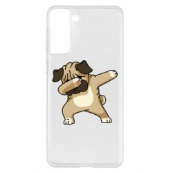 Чехол для Samsung S21+ Pug Swag - PrintSalon