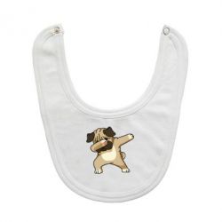 Слюнявчик Pug Swag-PrintSalon Слюнявчик Pug Swag