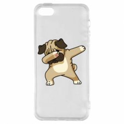 Чехол для iPhone5/5S/SE Pug Swag - PrintSalon