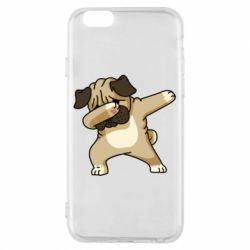 Чехол для iPhone 6/6S Pug Swag - PrintSalon