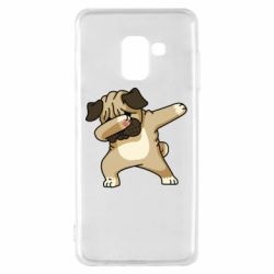 Чехол для Samsung A8 2018 Pug Swag - PrintSalon